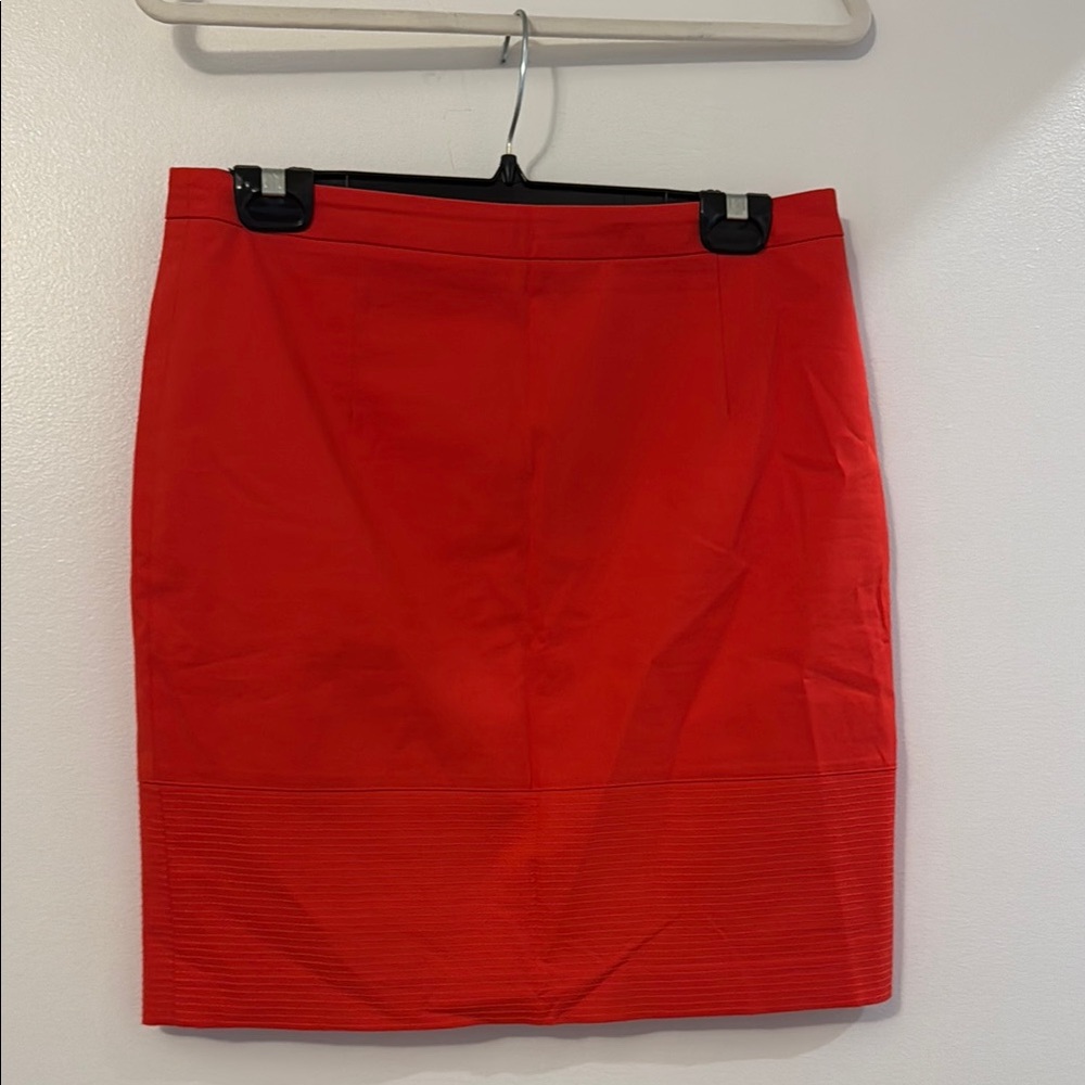 Last Chance: Burnt orange Women's cotton stretch Skirt